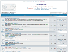 Tablet Screenshot of forum.dziecionline.pl