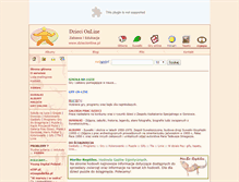 Tablet Screenshot of dziecionline.pl